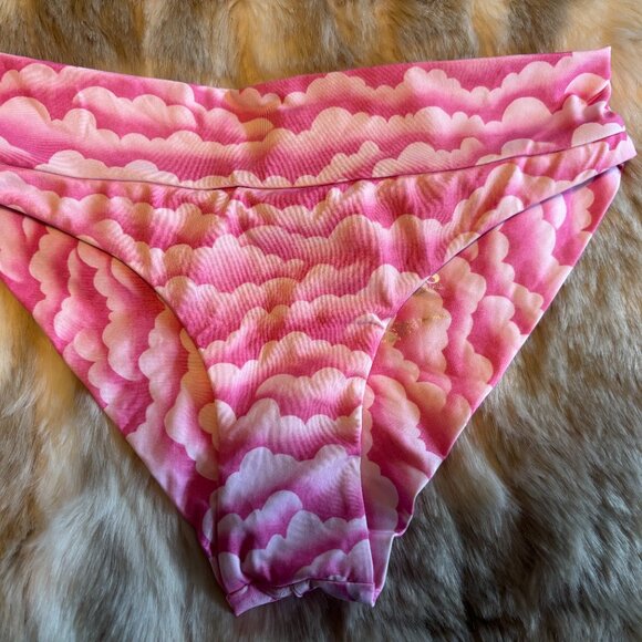 Frankies Bikinis Ever Bottom in Pink Cloud, Small - Picture 4 of 4